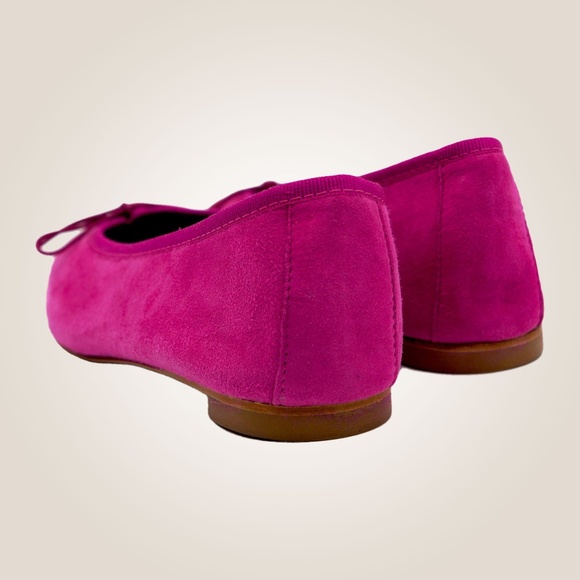 NIB NUR Italy Women’s Leather Suede Round Toe Ballet Flats Shoes IT 40 US 8.5 - Picture 2 of 3